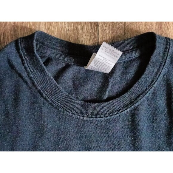 Hiphop T-Shirt Men's Size Medium Tupac Graphic Black Short Sleeve 90s - Picture 3 of 7